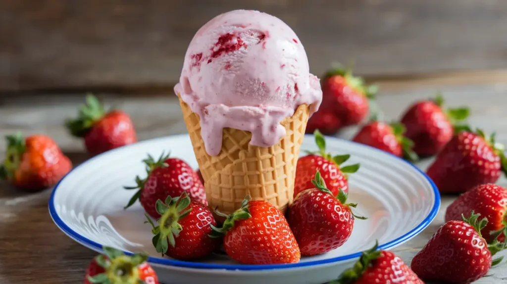 Helado de Fresa - HeladeriasCercaDeMi.es
